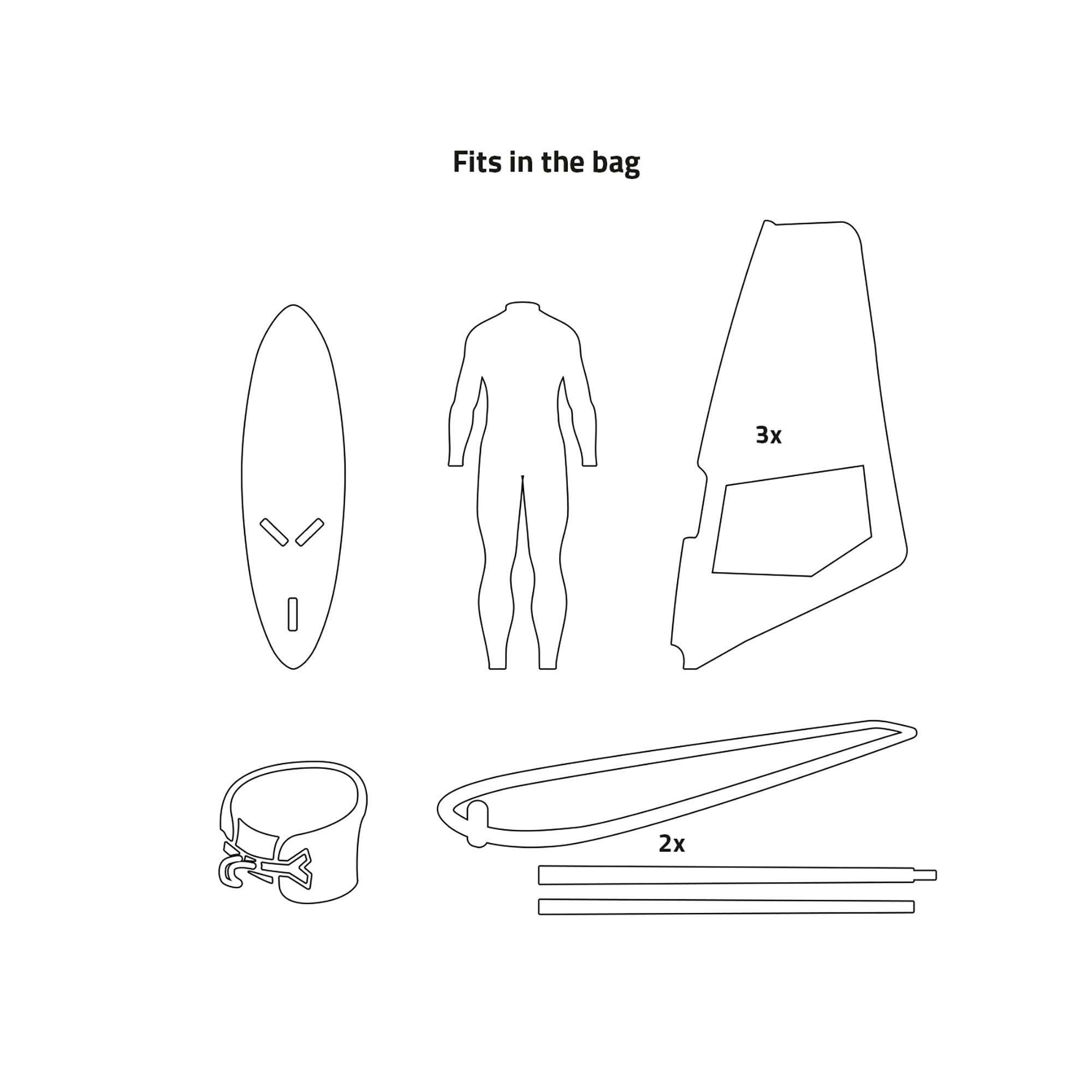 PROLIMIT ���� ����� ��� ������ Session / Boardbag (L) 260-80 (03140) 24-